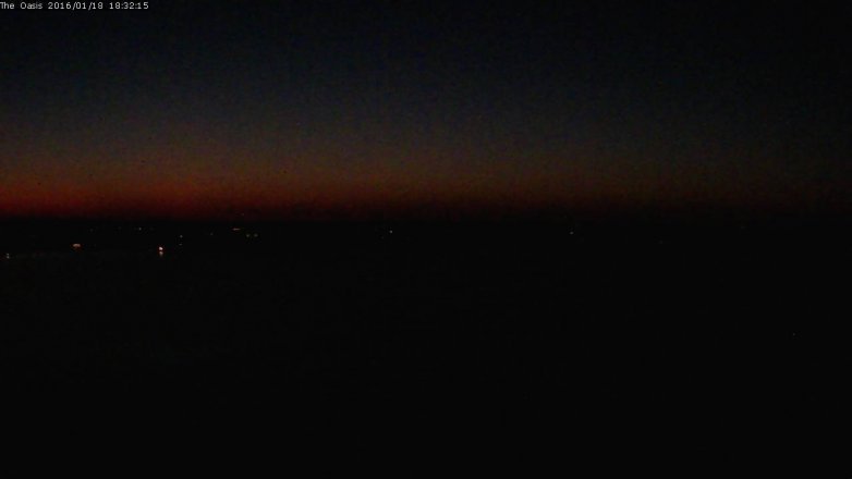 Lake Travis webcam, January 18, 2016 5:40 PM CT