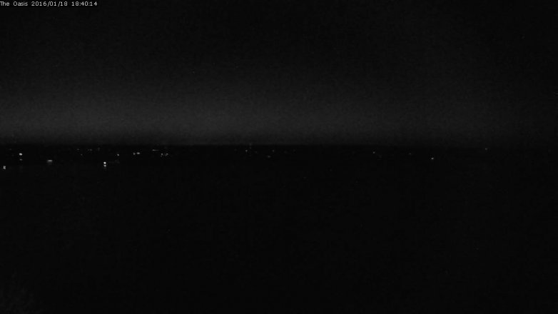 Lake Travis webcam, January 18, 2016 5:45 PM CT