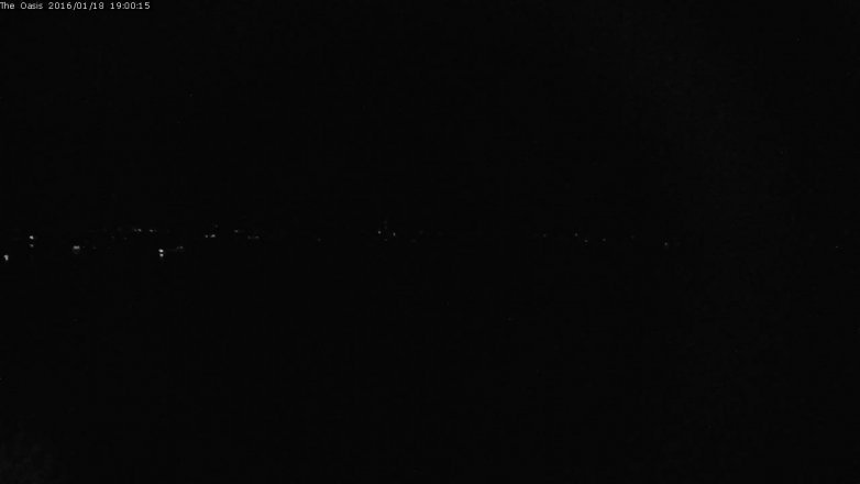Lake Travis webcam, January 18, 2016 6:05 PM CT