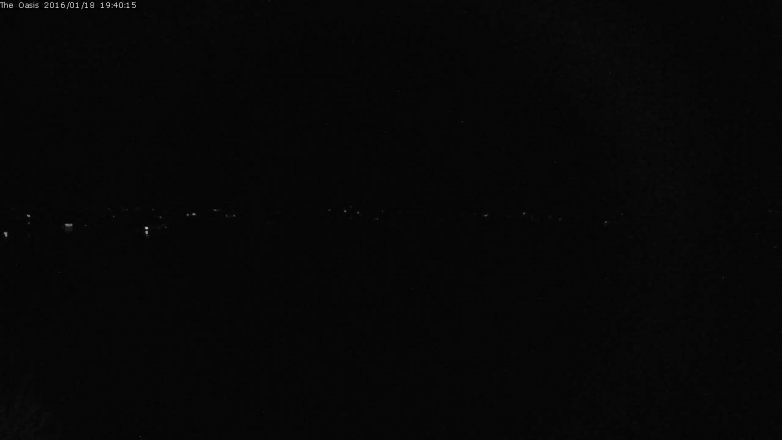 Lake Travis webcam, January 18, 2016 6:45 PM CT