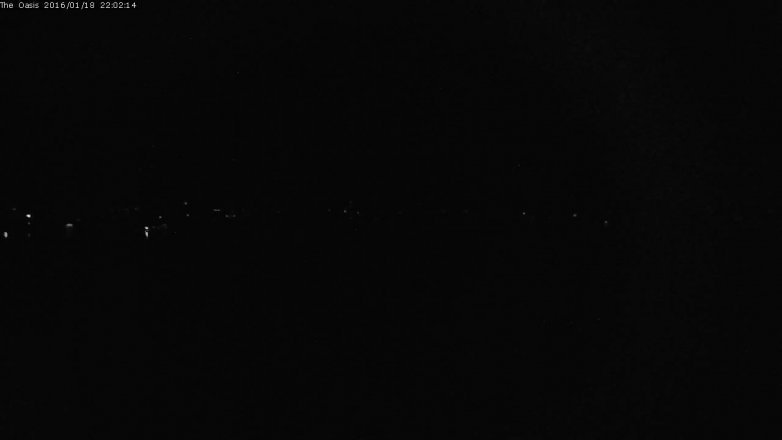 Lake Travis webcam, January 18, 2016 9:10 PM CT