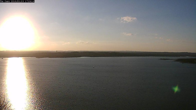 Lake Travis webcam, January 19, 2016 4:30 PM CT
