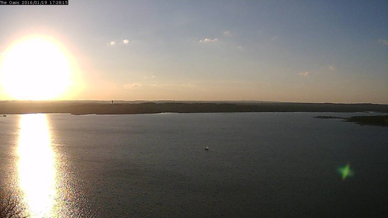 Lake Travis webcam, January 19, 2016 4:35 PM CT
