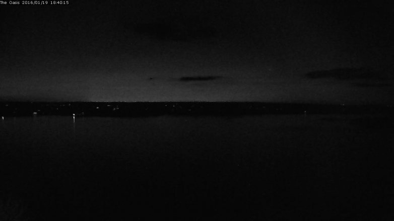 Lake Travis webcam, January 19, 2016 5:45 PM CT