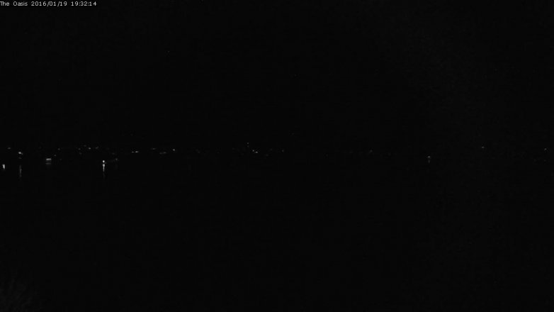 Lake Travis webcam, January 19, 2016 6:40 PM CT