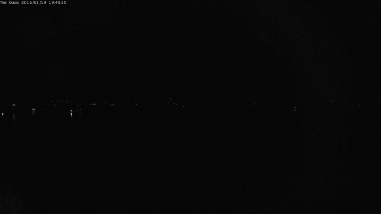 Lake Travis webcam, January 19, 2016 6:45 PM CT