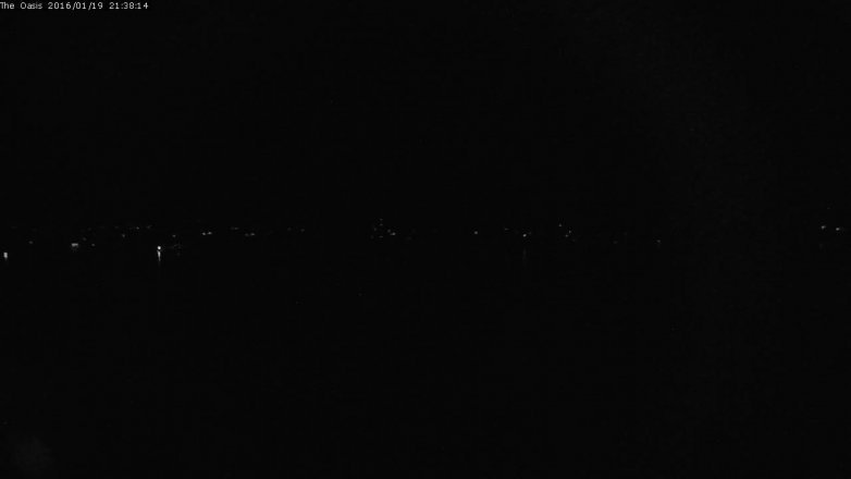 Lake Travis webcam, January 19, 2016 8:45 PM CT