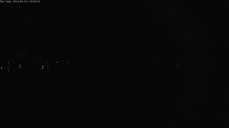 Lake Travis webcam, January 19, 2016 9:25 PM CT