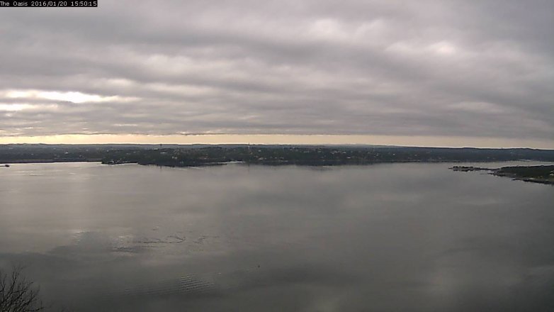 Lake Travis webcam, January 20, 2016 2:55 PM CT