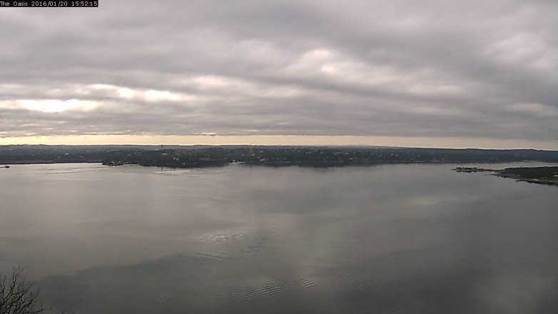 Lake Travis webcam, January 20, 2016 3:00 PM CT