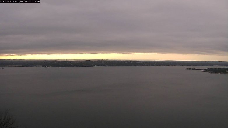 Lake Travis webcam, January 20, 2016 3:45 PM CT