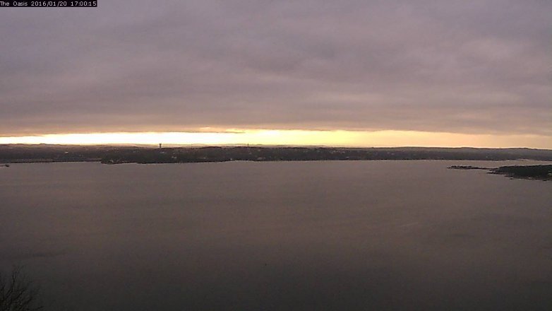 Lake Travis webcam, January 20, 2016 4:05 PM CT
