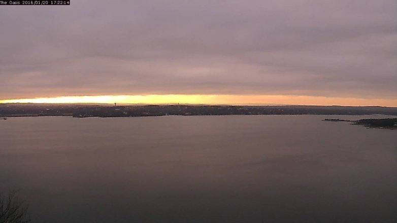 Lake Travis webcam, January 20, 2016 4:30 PM CT