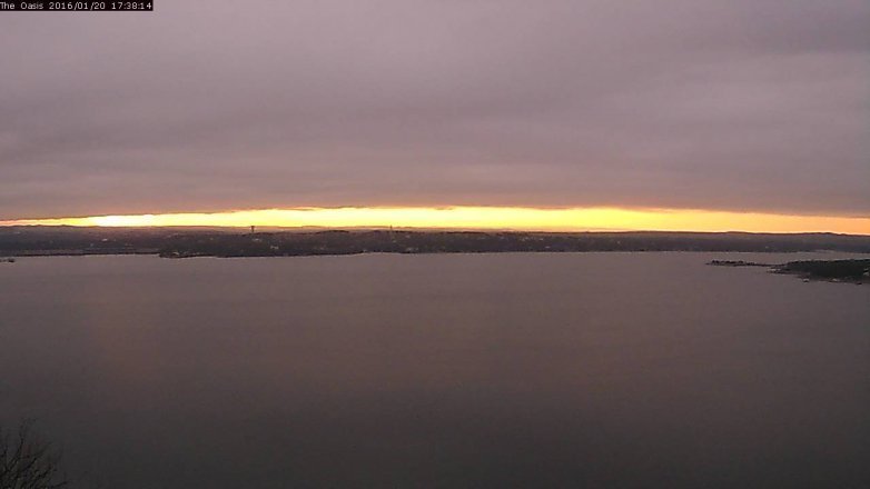 Lake Travis webcam, January 20, 2016 4:45 PM CT