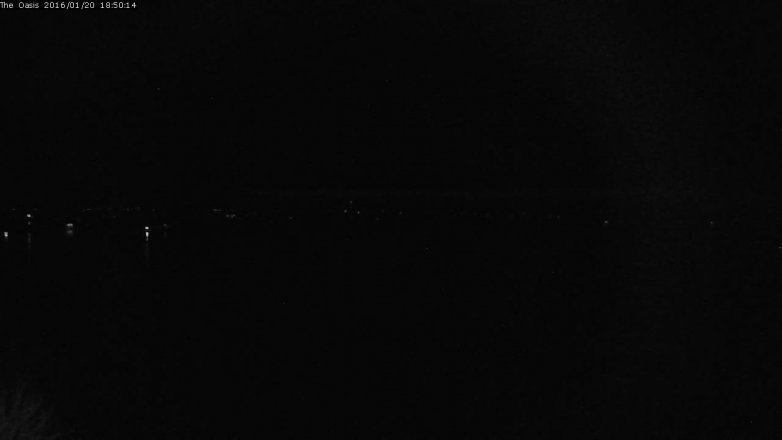 Lake Travis webcam, January 20, 2016 5:55 PM CT