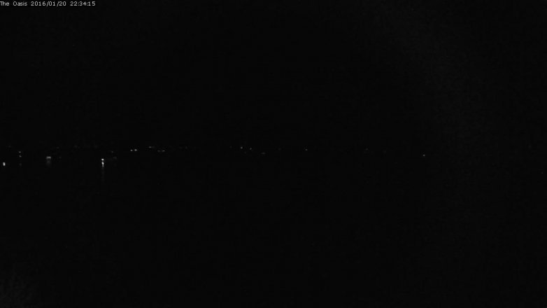 Lake Travis webcam, January 20, 2016 9:40 PM CT