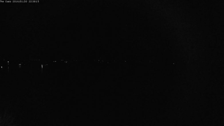 Lake Travis webcam, January 20, 2016 9:45 PM CT