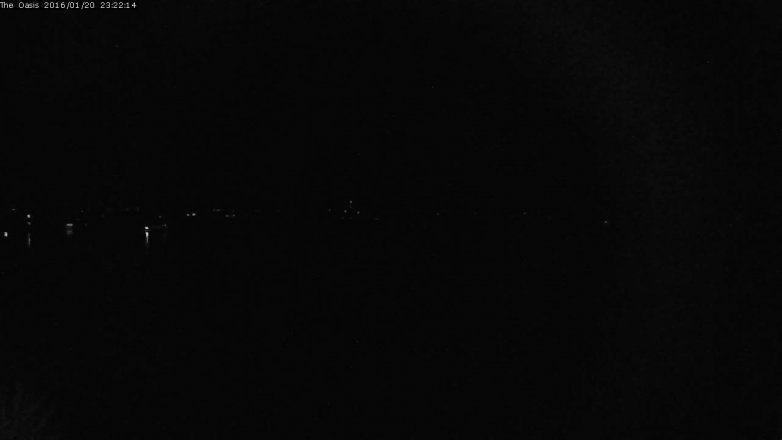 Lake Travis webcam, January 20, 2016 10:30 PM CT