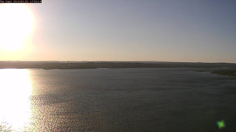 Lake Travis webcam, January 21, 2016 4:10 PM CT