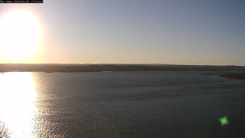 Lake Travis webcam, January 21, 2016 4:20 PM CT