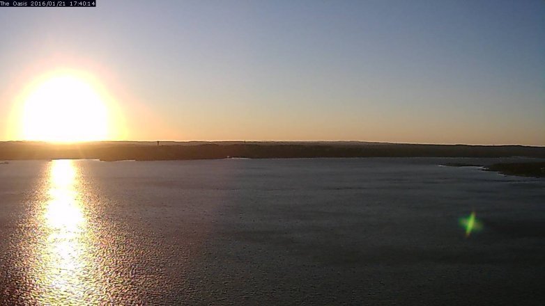 Lake Travis webcam, January 21, 2016 4:45 PM CT