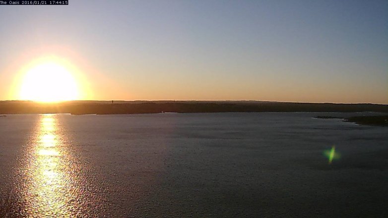 Lake Travis webcam, January 21, 2016 4:50 PM CT