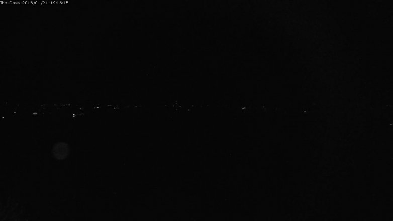 Lake Travis webcam, January 21, 2016 6:25 PM CT