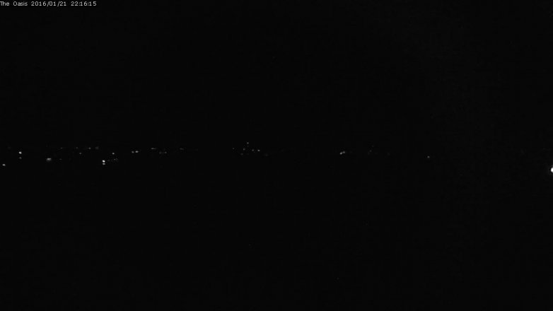 Lake Travis webcam, January 21, 2016 9:20 PM CT