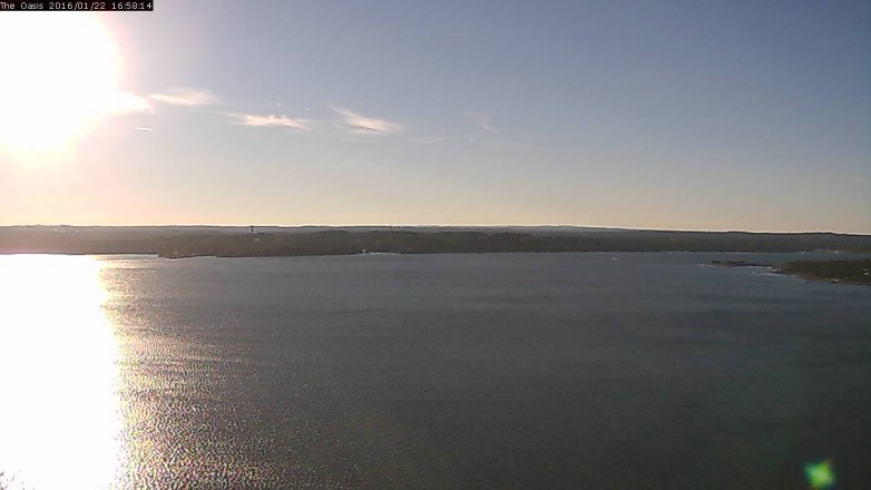 Lake Travis webcam, January 22, 2016 4:05 PM CT