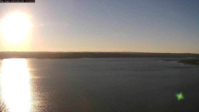 Lake Travis webcam, January 22, 2016 4:25 PM CT