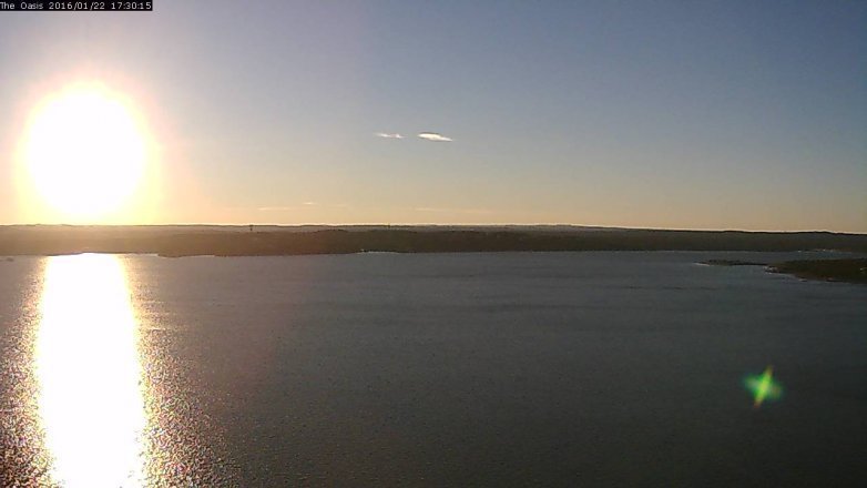 Lake Travis webcam, January 22, 2016 4:35 PM CT