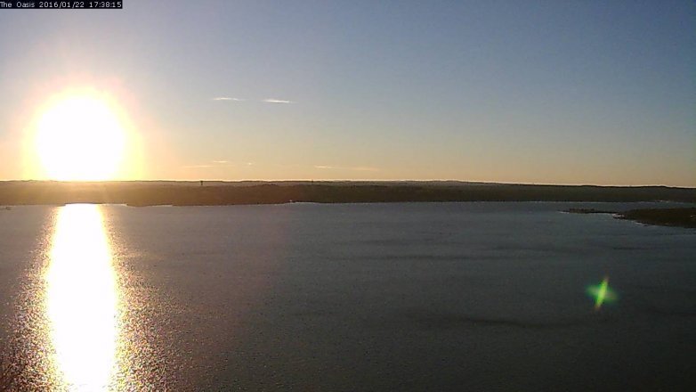 Lake Travis webcam, January 22, 2016 4:45 PM CT