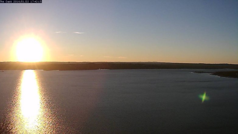 Lake Travis webcam, January 22, 2016 4:50 PM CT