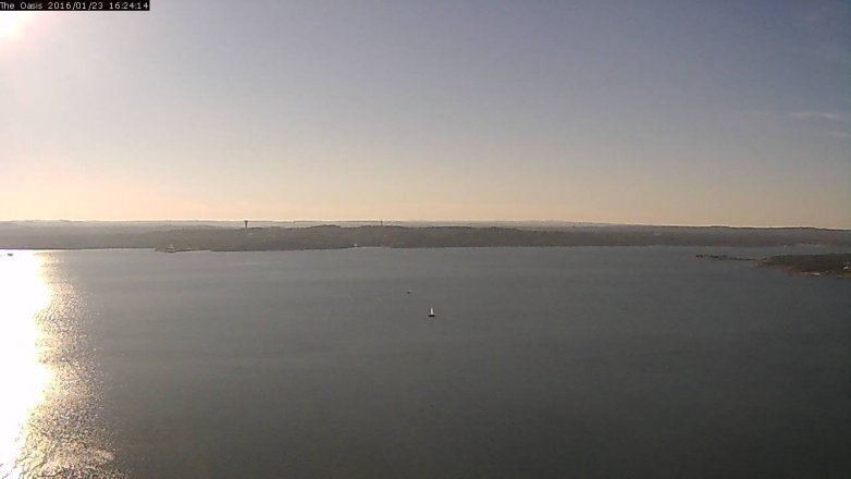 Lake Travis webcam, January 23, 2016 3:30 PM CT