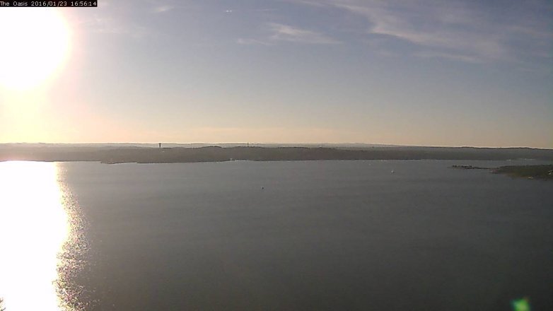 Lake Travis webcam, January 23, 2016 4:05 PM CT