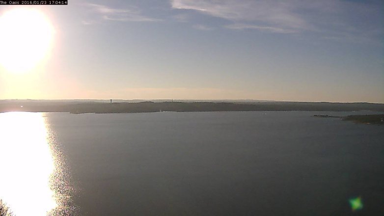 Lake Travis webcam, January 23, 2016 4:10 PM CT