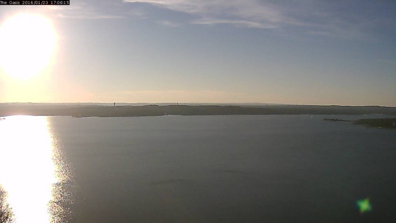 Lake Travis webcam, January 23, 2016 4:15 PM CT