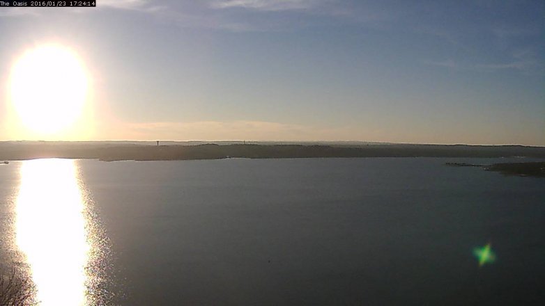 Lake Travis webcam, January 23, 2016 4:30 PM CT