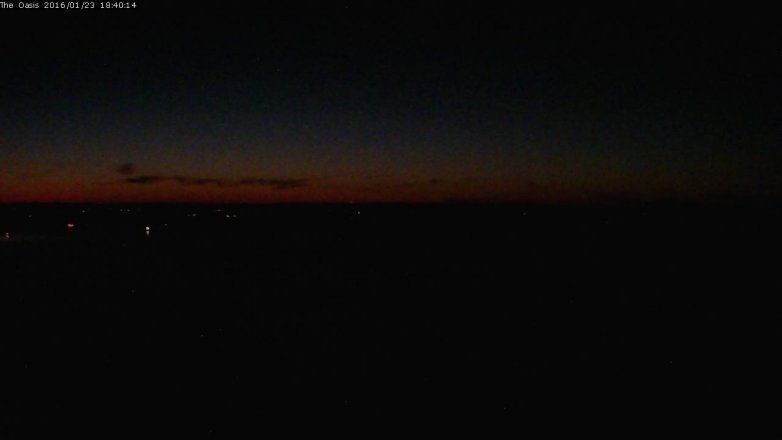 Lake Travis webcam, January 23, 2016 5:45 PM CT