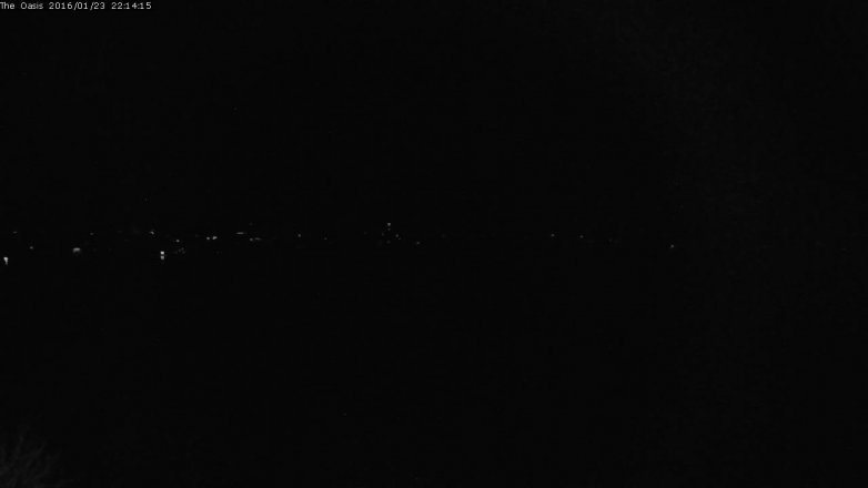 Lake Travis webcam, January 23, 2016 9:20 PM CT