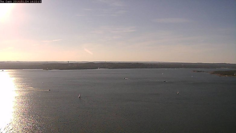 Lake Travis webcam, January 24, 2016 3:30 PM CT