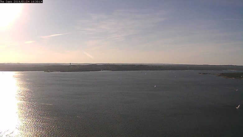 Lake Travis webcam, January 24, 2016 3:35 PM CT
