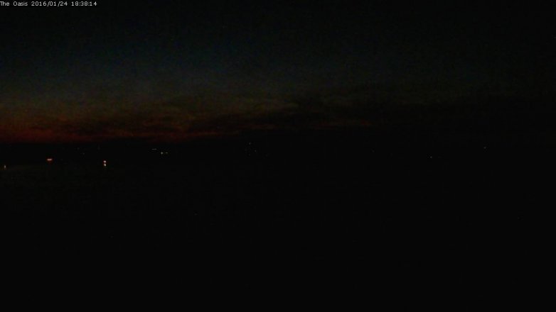 Lake Travis webcam, January 24, 2016 5:45 PM CT