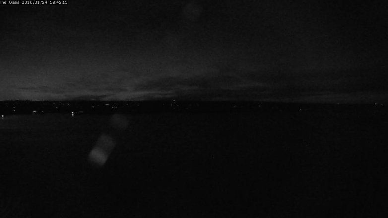 Lake Travis webcam, January 24, 2016 5:50 PM CT