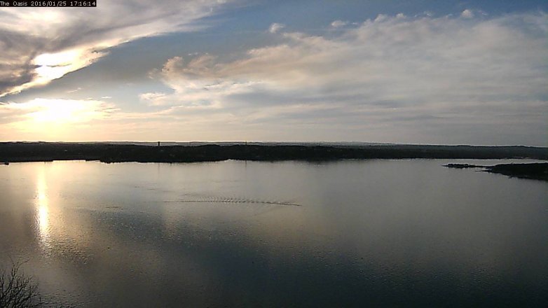 Lake Travis webcam, January 25, 2016 4:20 PM CT