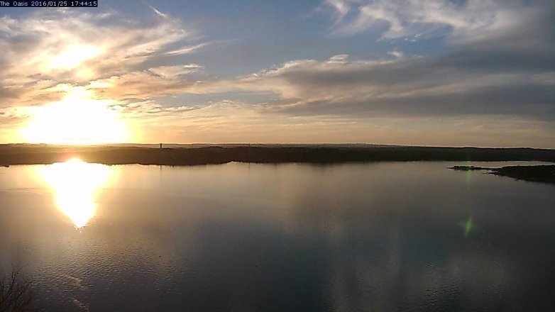 Lake Travis webcam, January 25, 2016 4:50 PM CT
