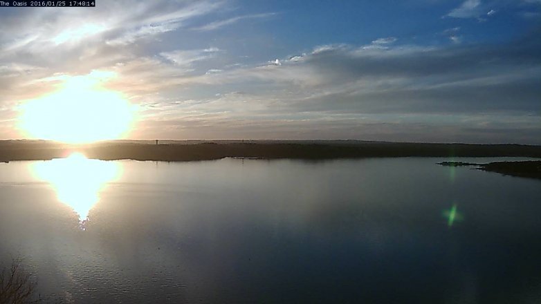 Lake Travis webcam, January 25, 2016 4:55 PM CT