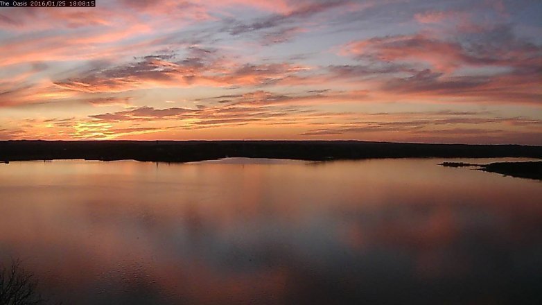 Lake Travis webcam, January 25, 2016 5:15 PM CT