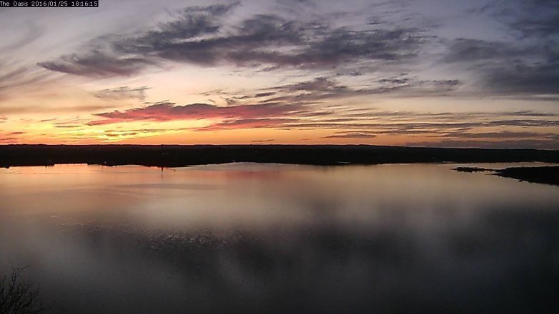 Lake Travis webcam, January 25, 2016 5:25 PM CT
