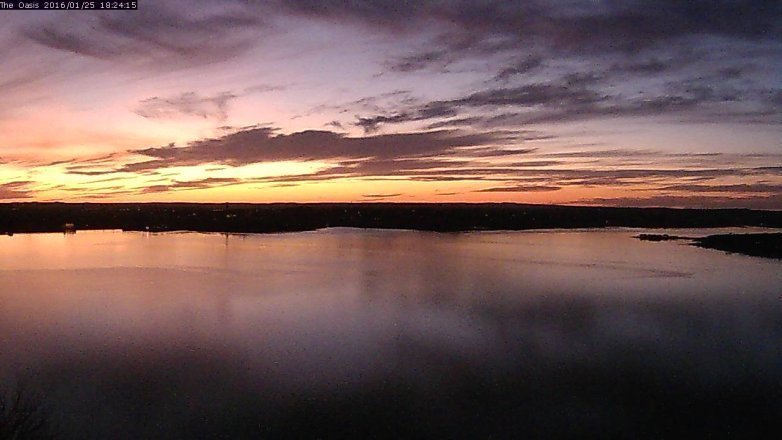 Lake Travis webcam, January 25, 2016 5:30 PM CT